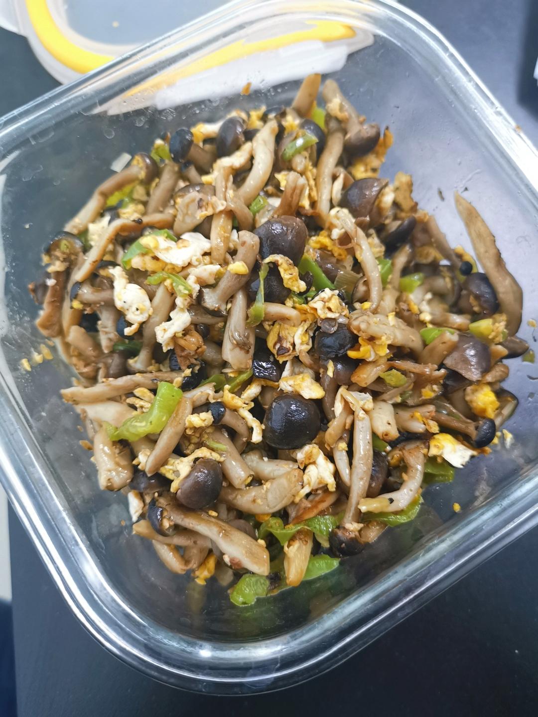 减脂晚餐🎊素炒蟹味菇