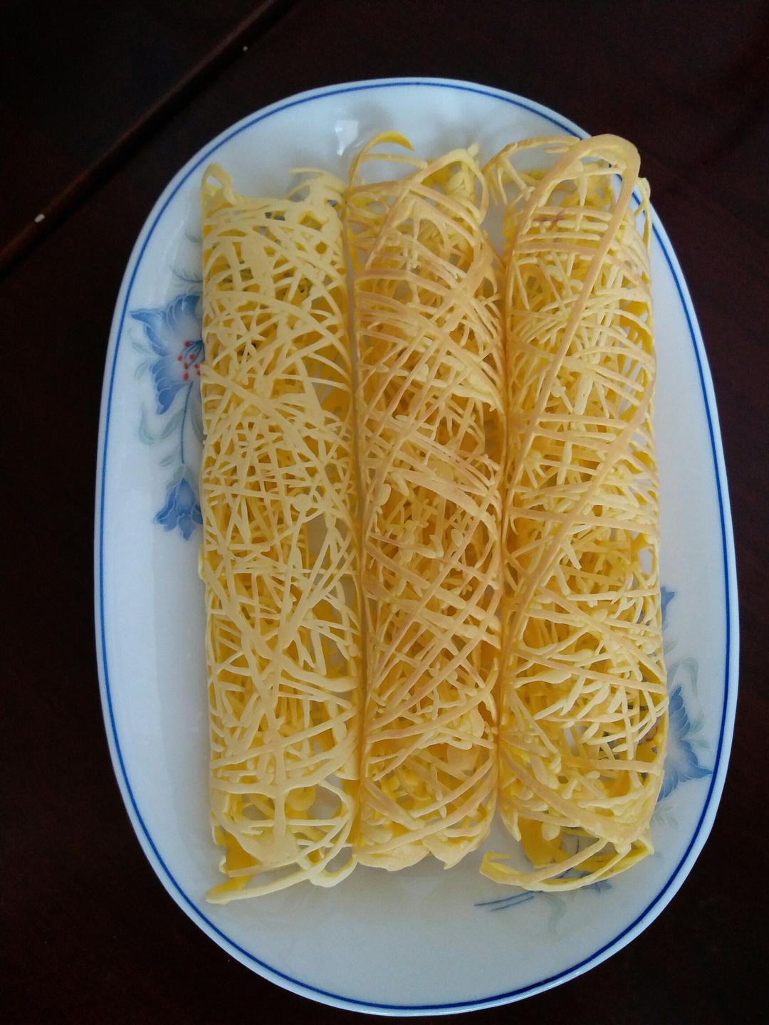 高颜值鸡蛋蕾丝网饼