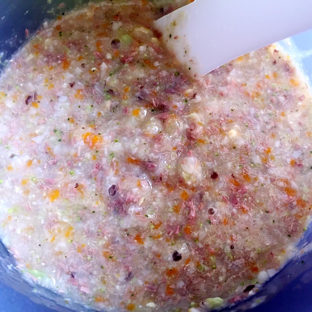 宝宝辅食 8m+ 牛肉彩蔬粥