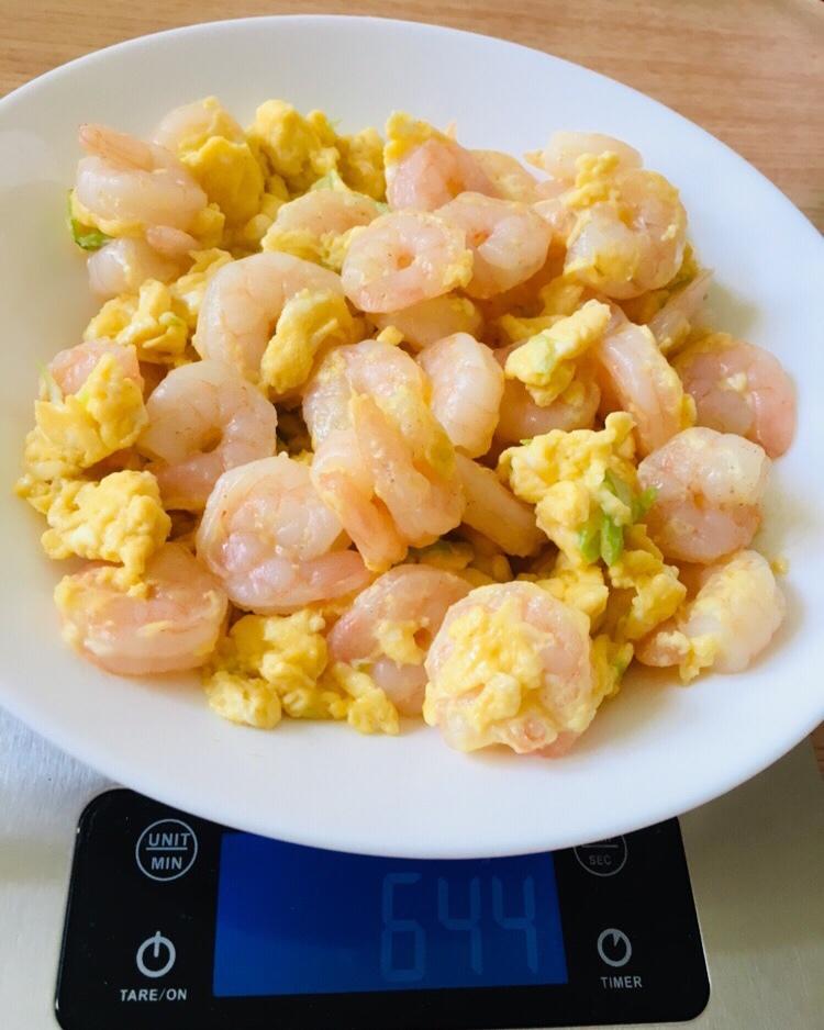 虾仁炒蛋
