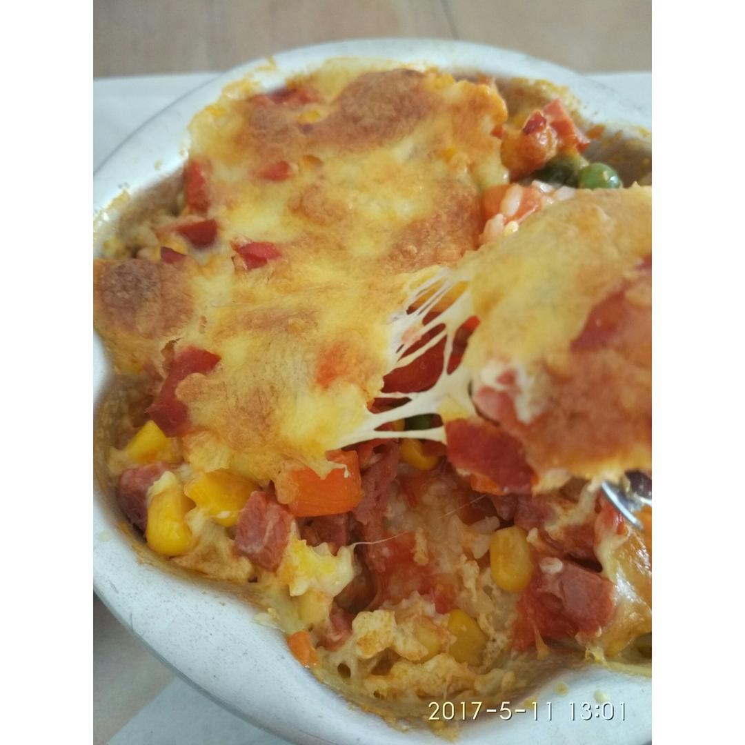 番茄鸡肉浓情焗饭【两人份】