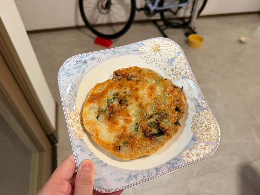 肉末葱油饼