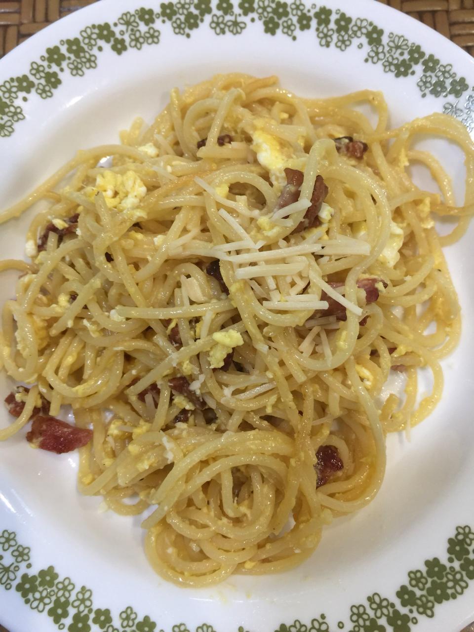 最正宗carbonara白汁培根意面