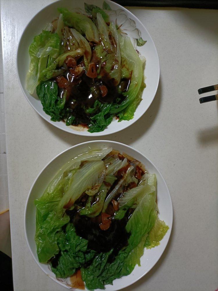 蚝油生菜（瘦身苦逼极致简约版）