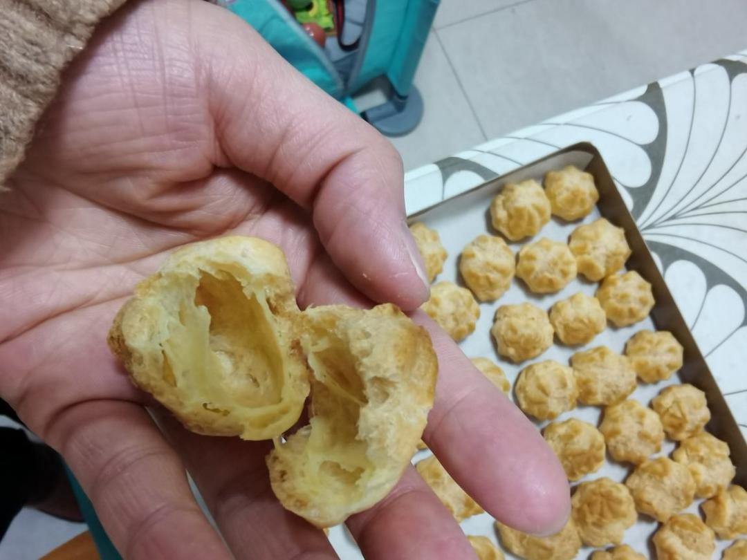 奶油小泡芙，容易做，成功率极高～