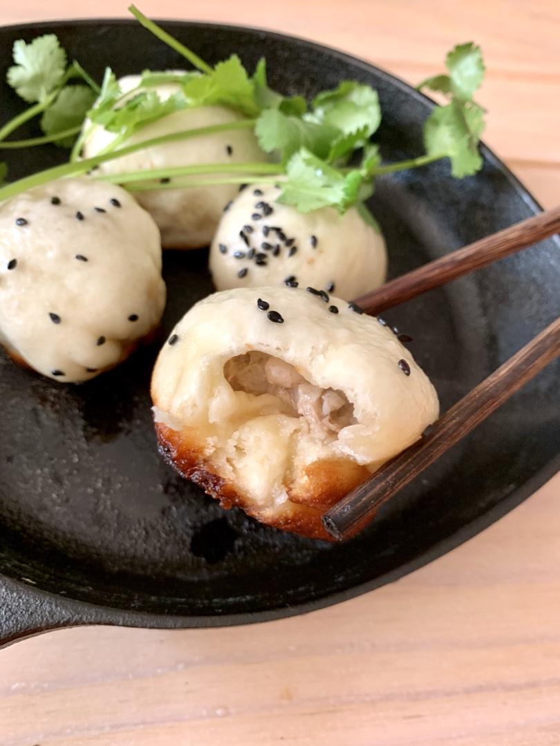 小时候的生煎包