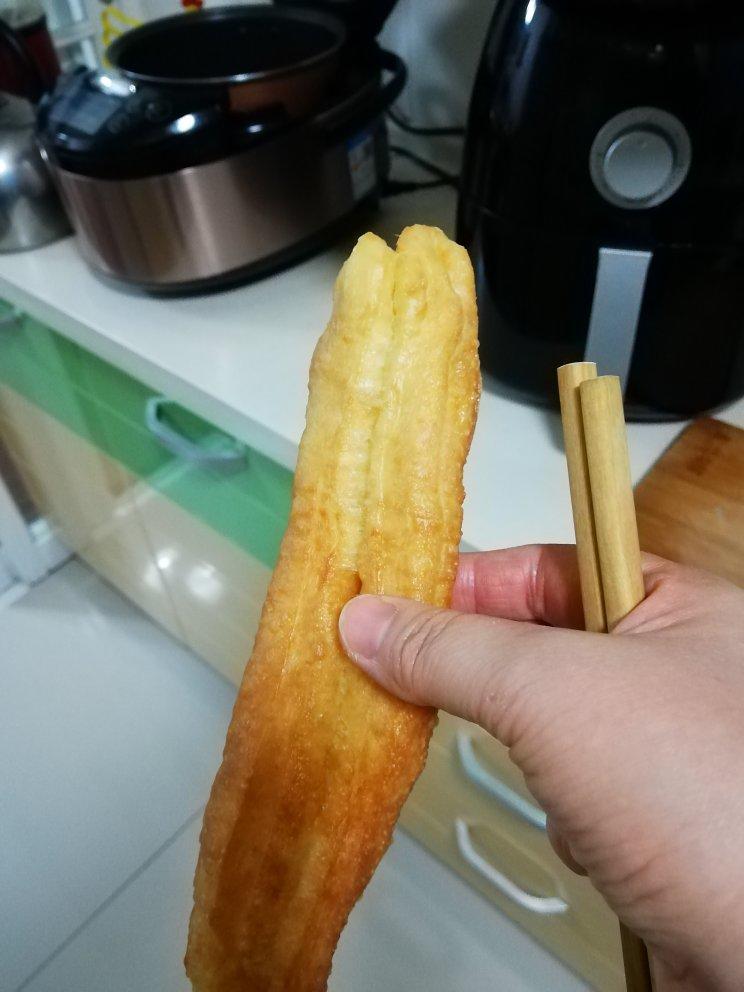 自制无泡打粉油条