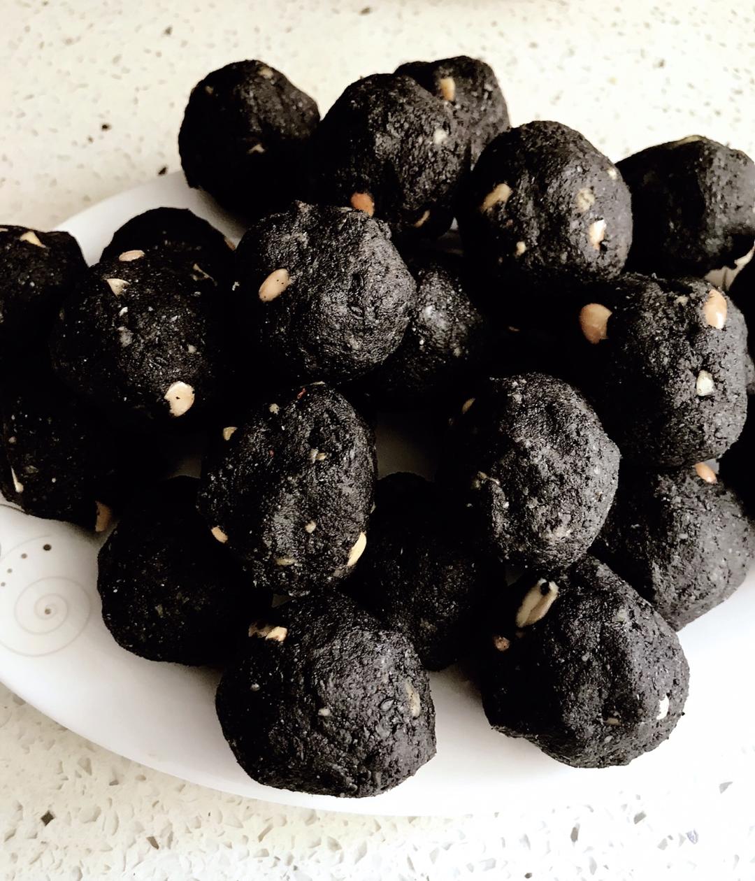 ningxing6420做的麻蓉馅儿,黑芝麻馅(植物油健康简单版),面包馅,汤圆