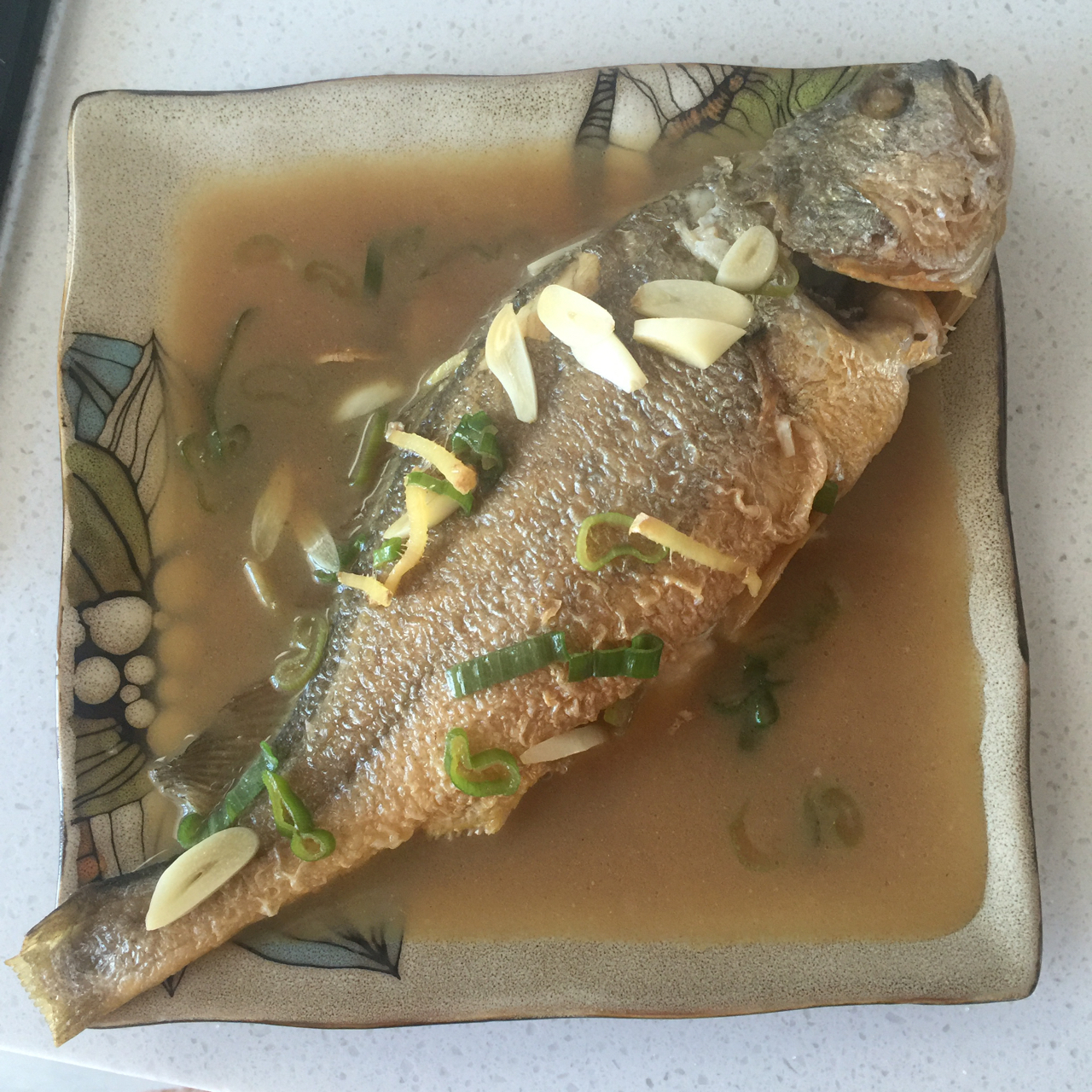 红烧黄鱼—鱼皮不破的小窍门