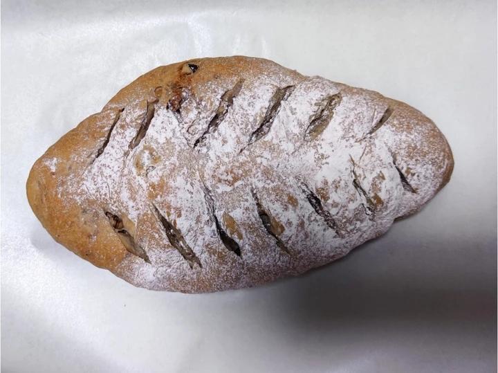 全麦蔓越莓核桃软欧包