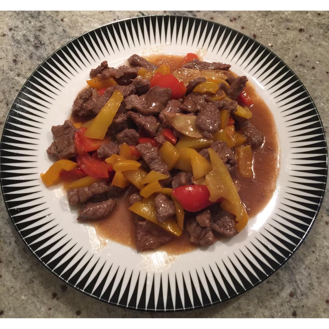 蚝油青椒牛肉丁