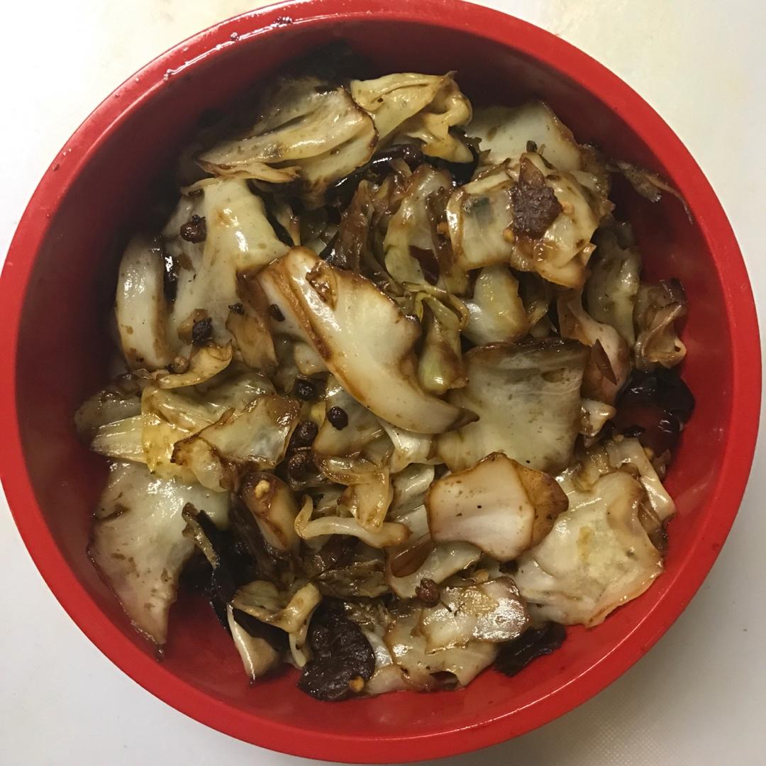 在家炒出街头小馆风味的炝炒圆白菜