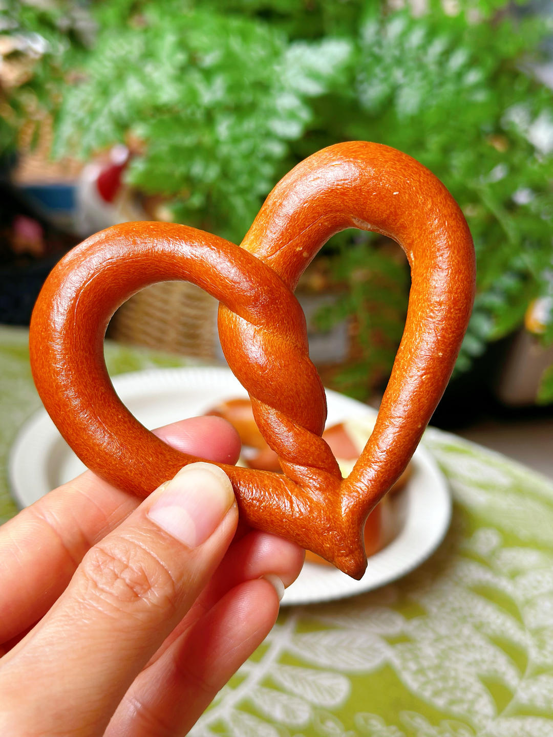 爱心德式碱水结❤️做个面包都是爱你的形状