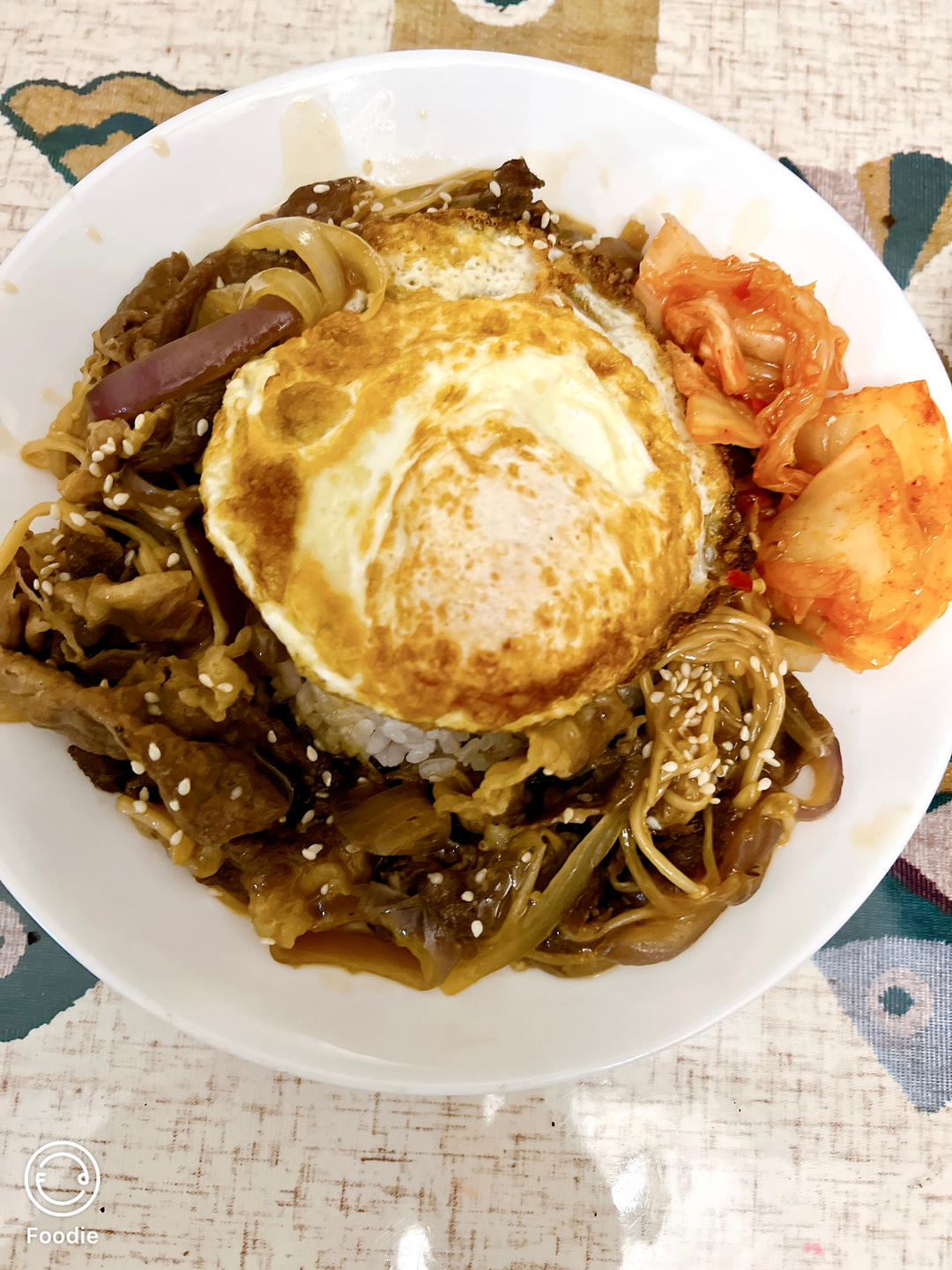 【调料简单的牛丼饭】