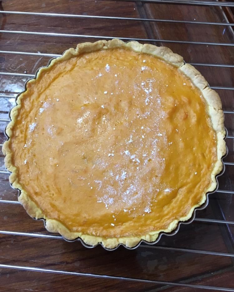 秋季时令小甜品——奶香南瓜派