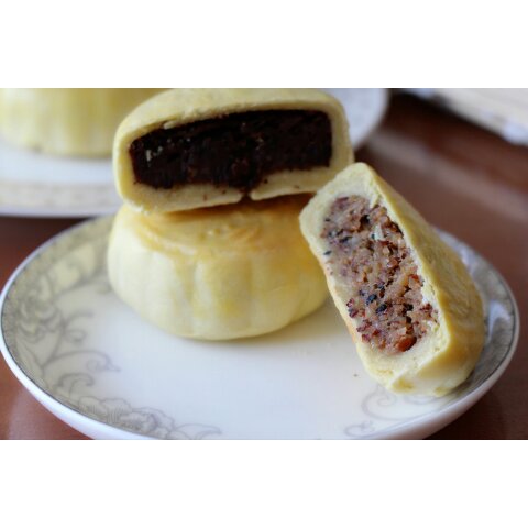 五仁月饼～不用转化糖浆的版本