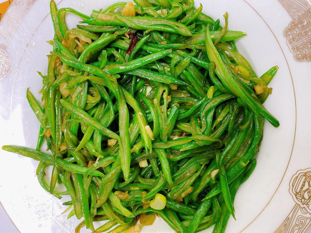 清炒扁豆丝