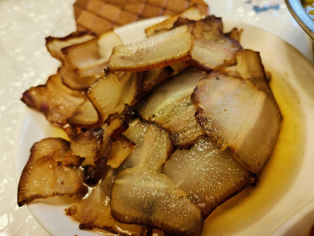 自家蒸柴火腊肉