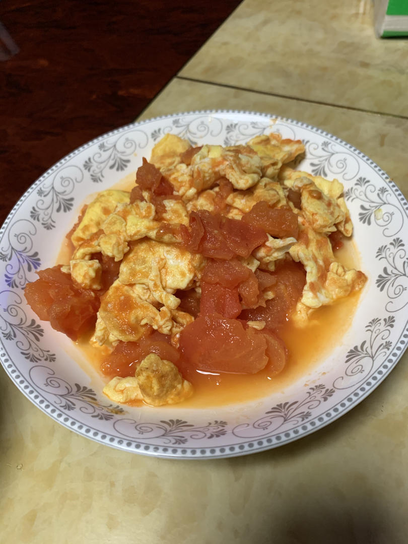 超嫩滑的番茄炒蛋