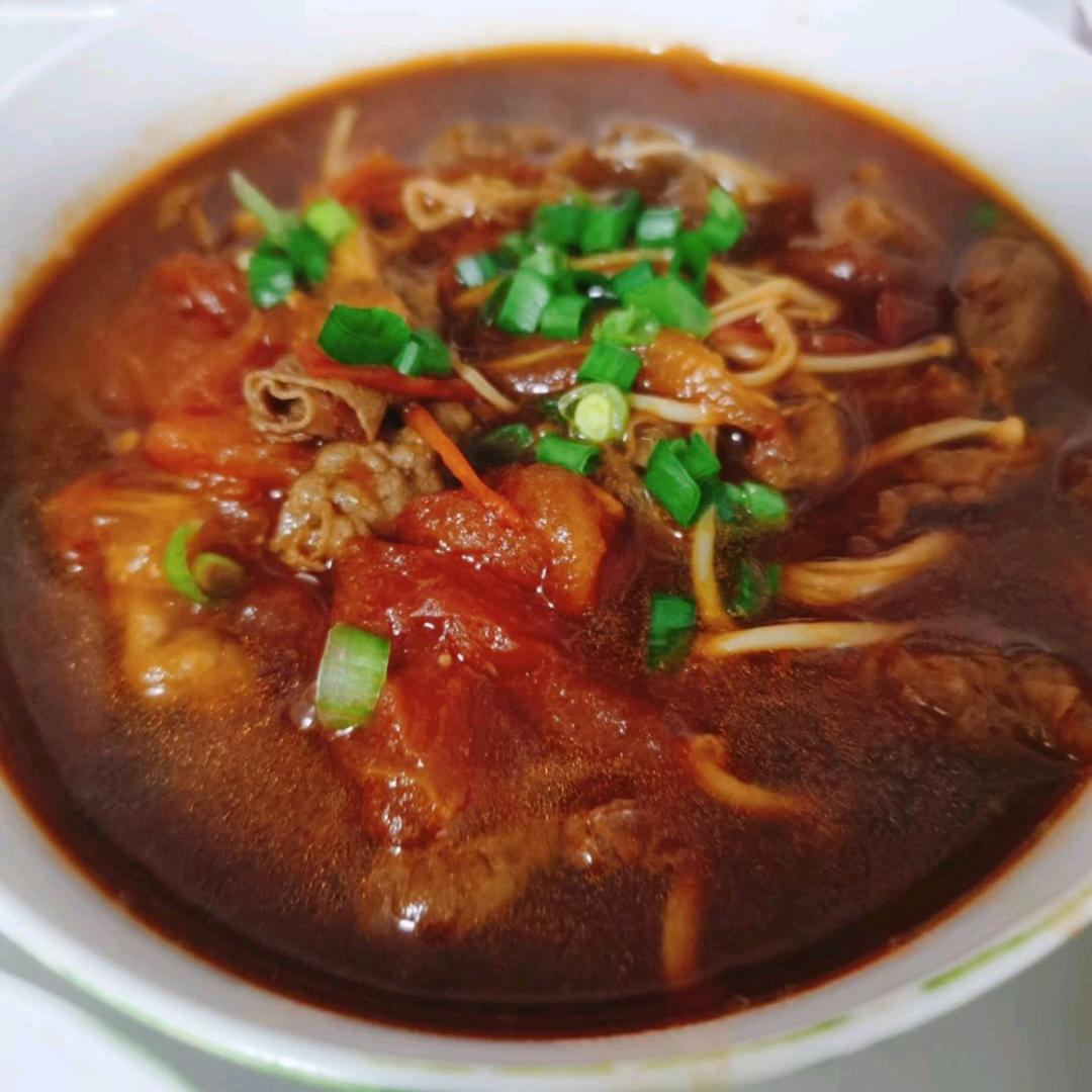 番茄肥牛金针菇