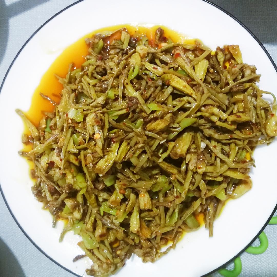 辣炒水葫芦的做法