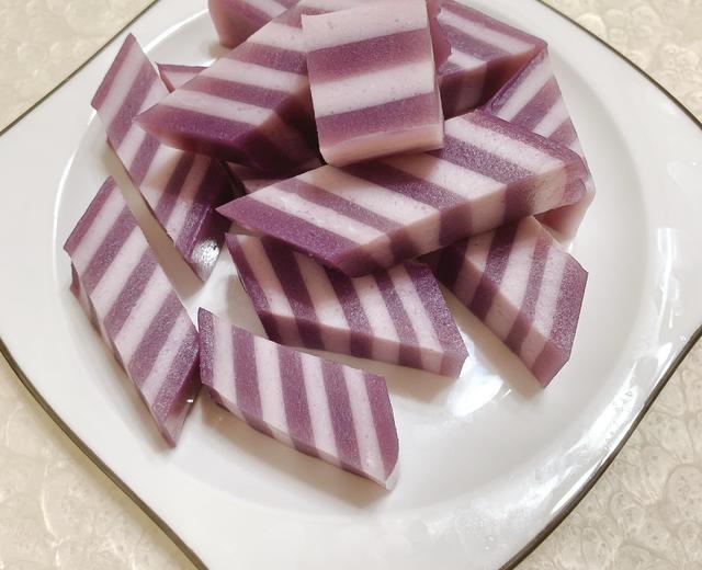 紫薯千层马蹄糕的做法