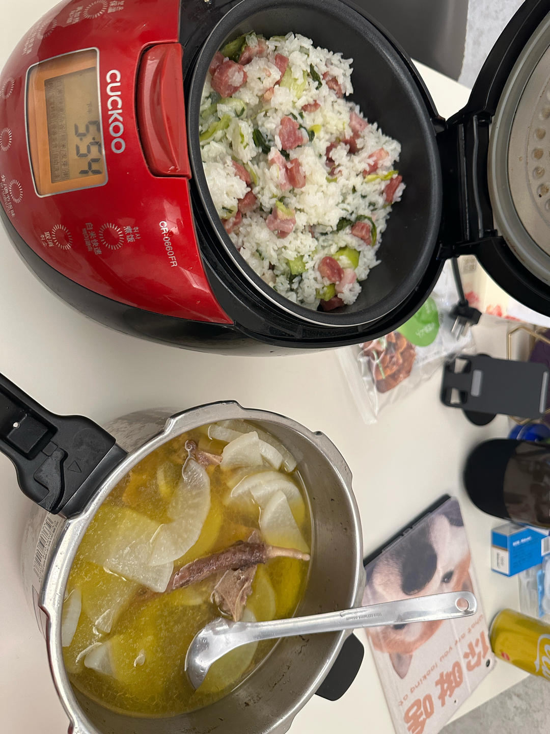 电饭煲咸肉菜饭