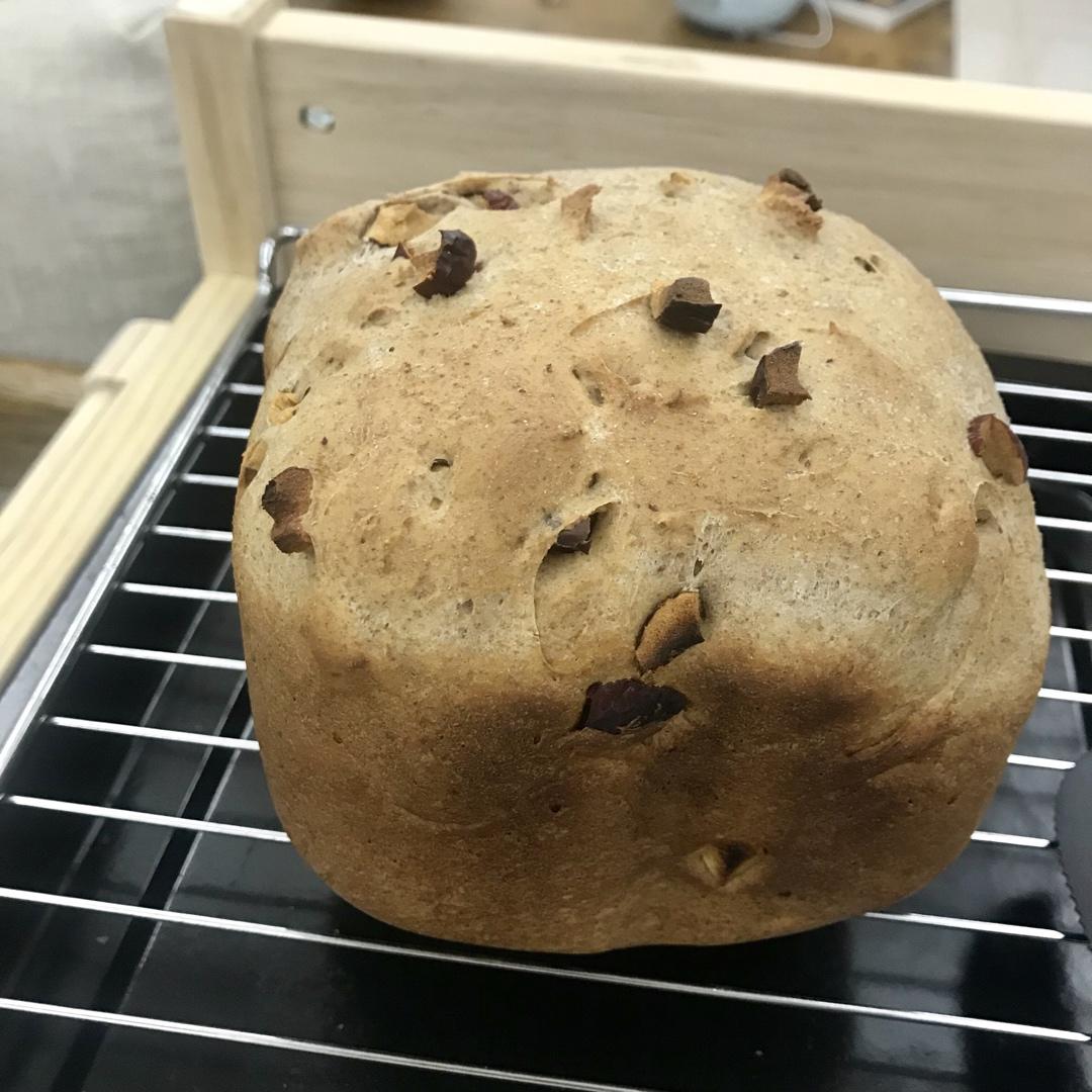 【快手】面包机做松软全麦面包