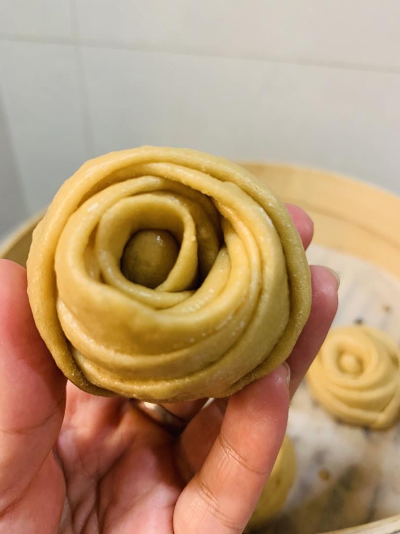 玫瑰花馒头