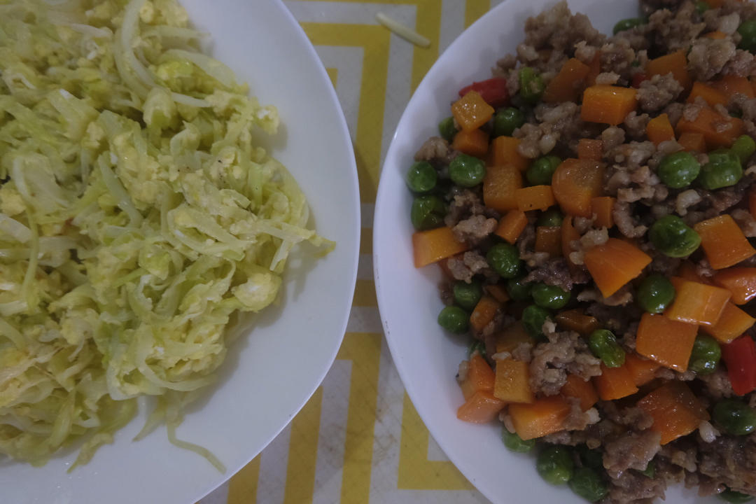 豌豆炒肉末