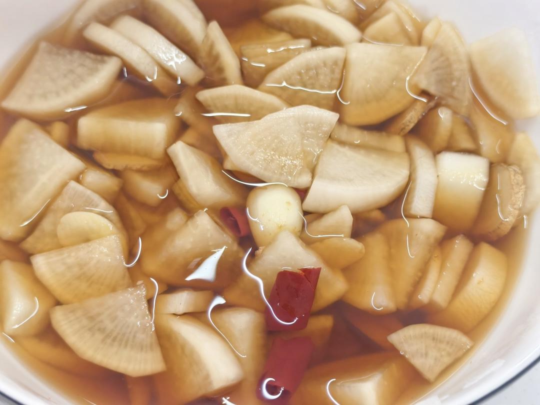 家常调料腌出秒杀市面一切咸菜的脆爽可口白萝卜