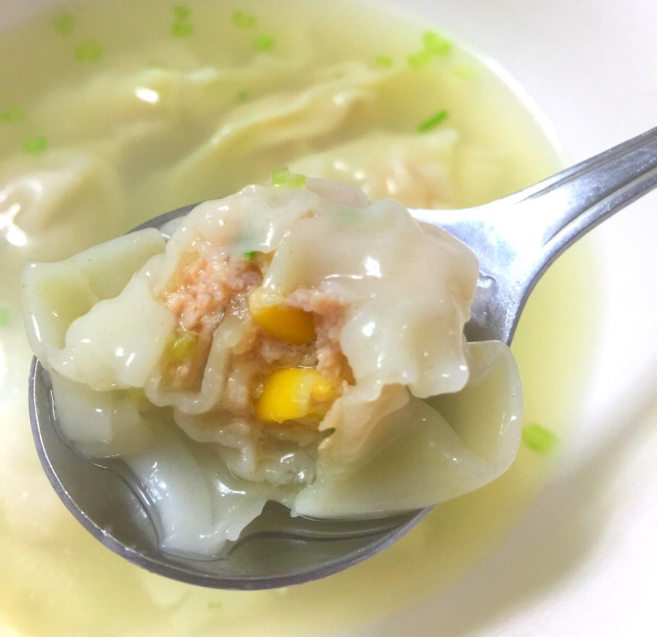 鲜肉虾仁玉米馄饨