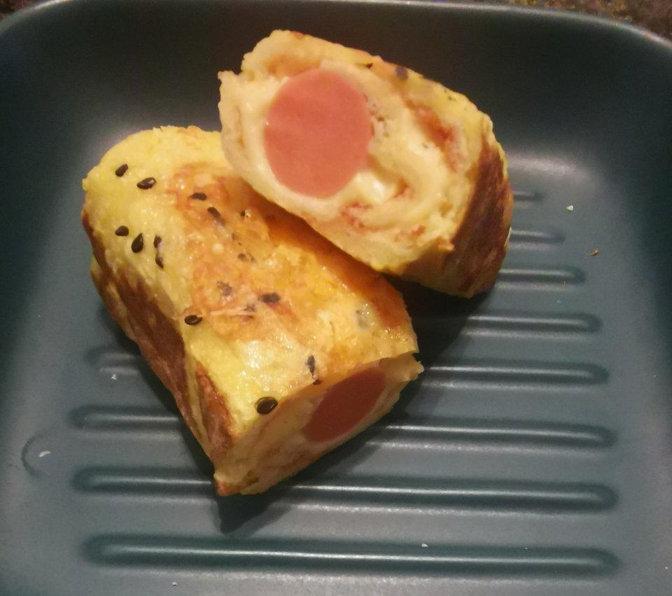 吐司的N种吃法：这可能是最简单的那一种（火腿吐司卷）
