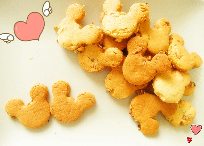 玫瑰心形饼干
