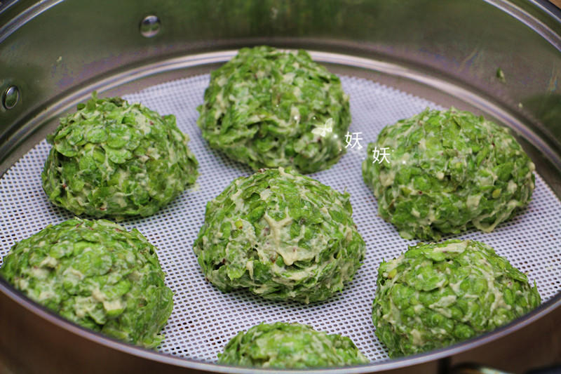 【榆钱窝窝的做法步骤图,榆钱窝窝怎么做好吃】妖妖原创美食课堂_下