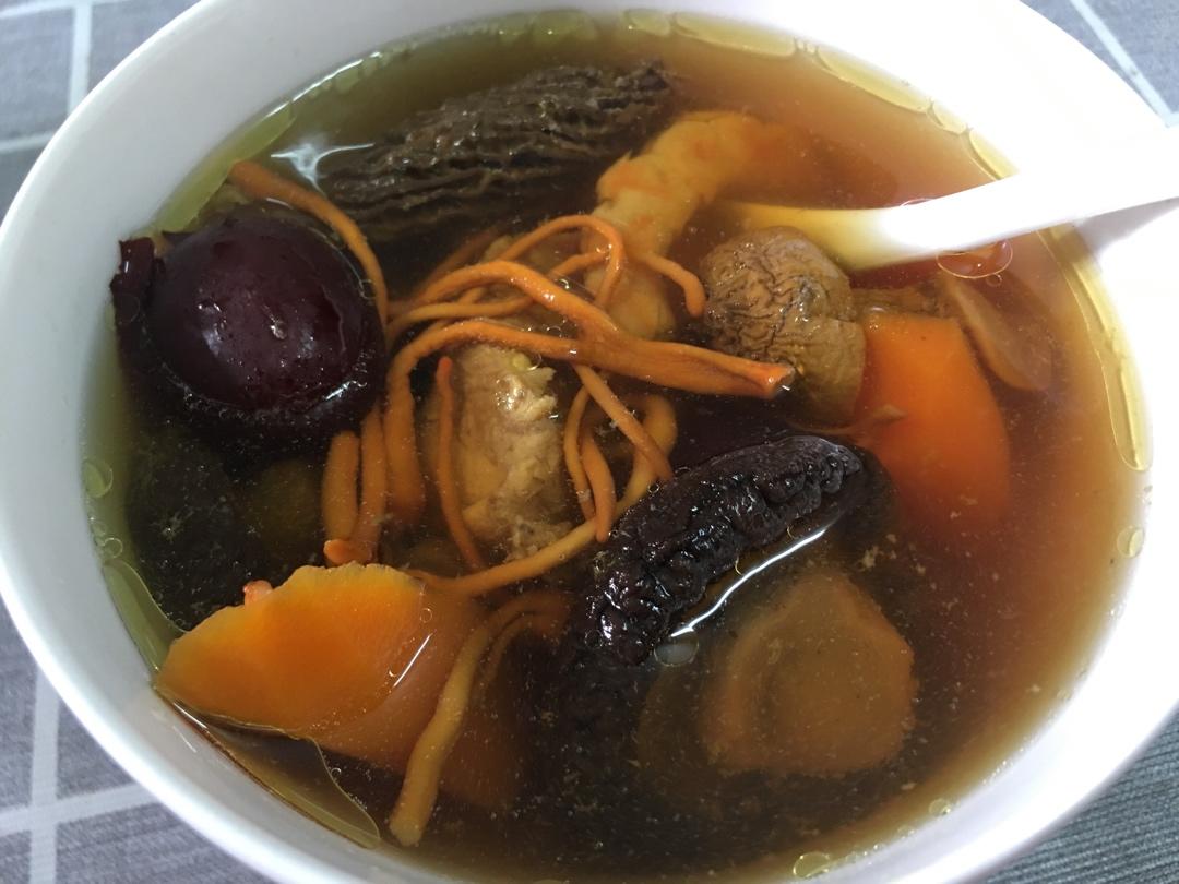 清肝明目健脾胃靓汤.姬松茸虫草花骨头汤