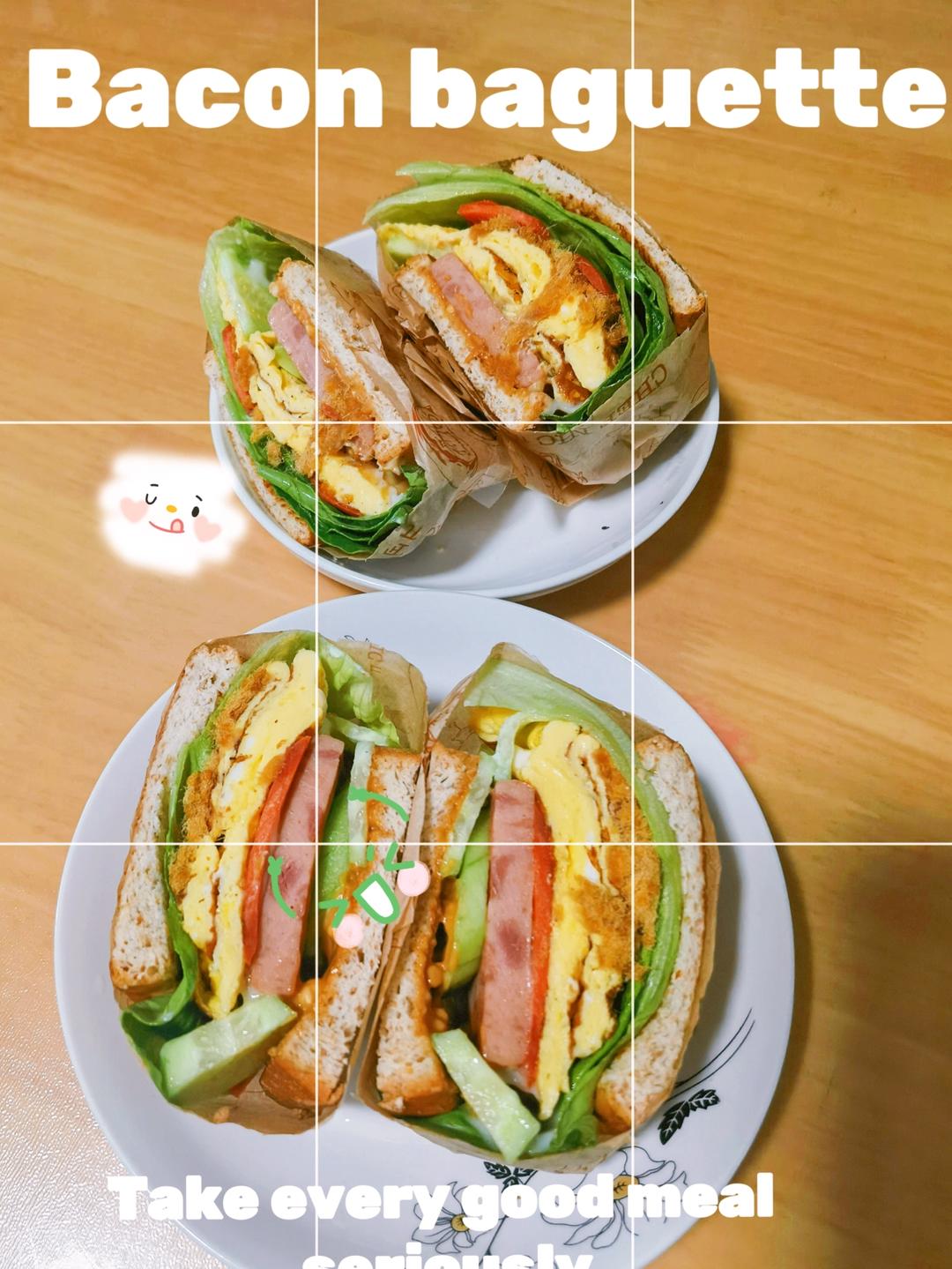 随意任性发挥的早餐三明治