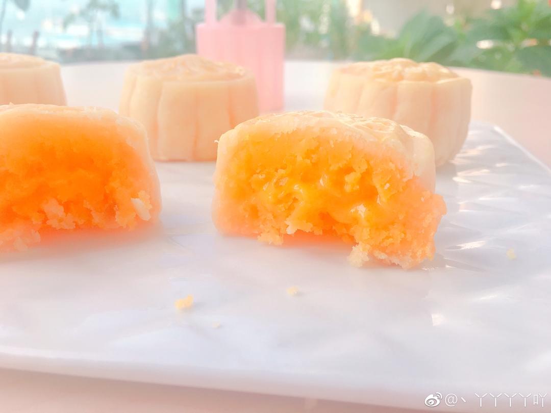 流心奶黄月饼（无吉士粉/转化糖浆版本）【曼食慢语】