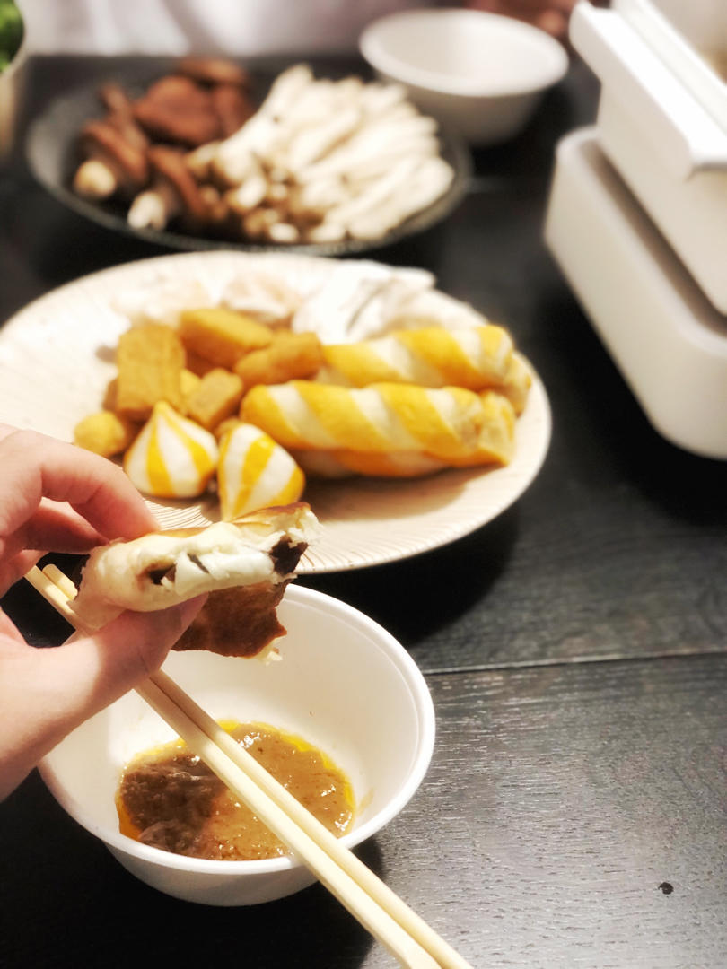 奶酪红豆饼