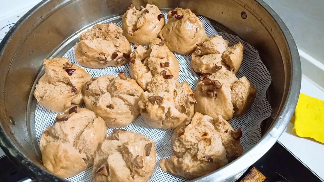 妥妥的红糖开花馒头