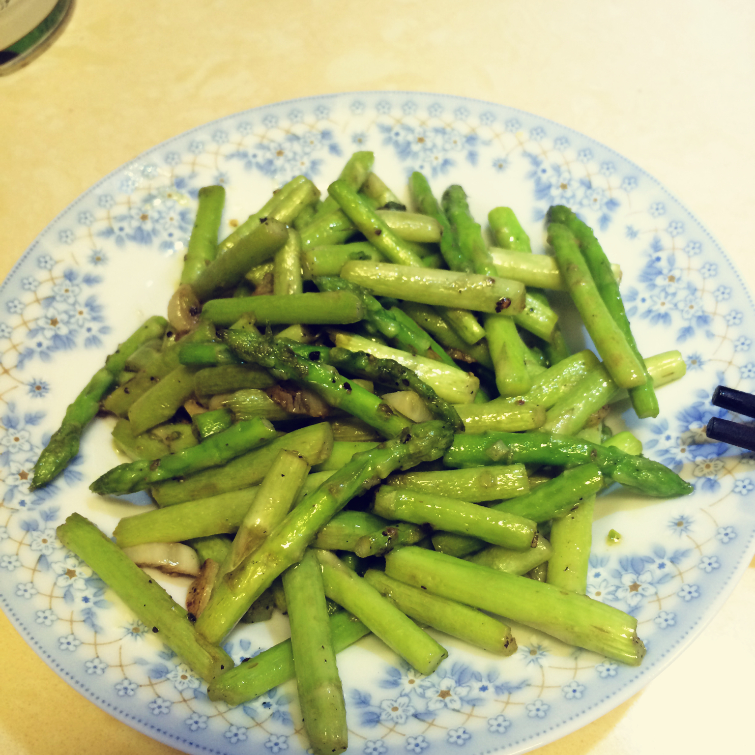 橄榄油黑椒芦笋