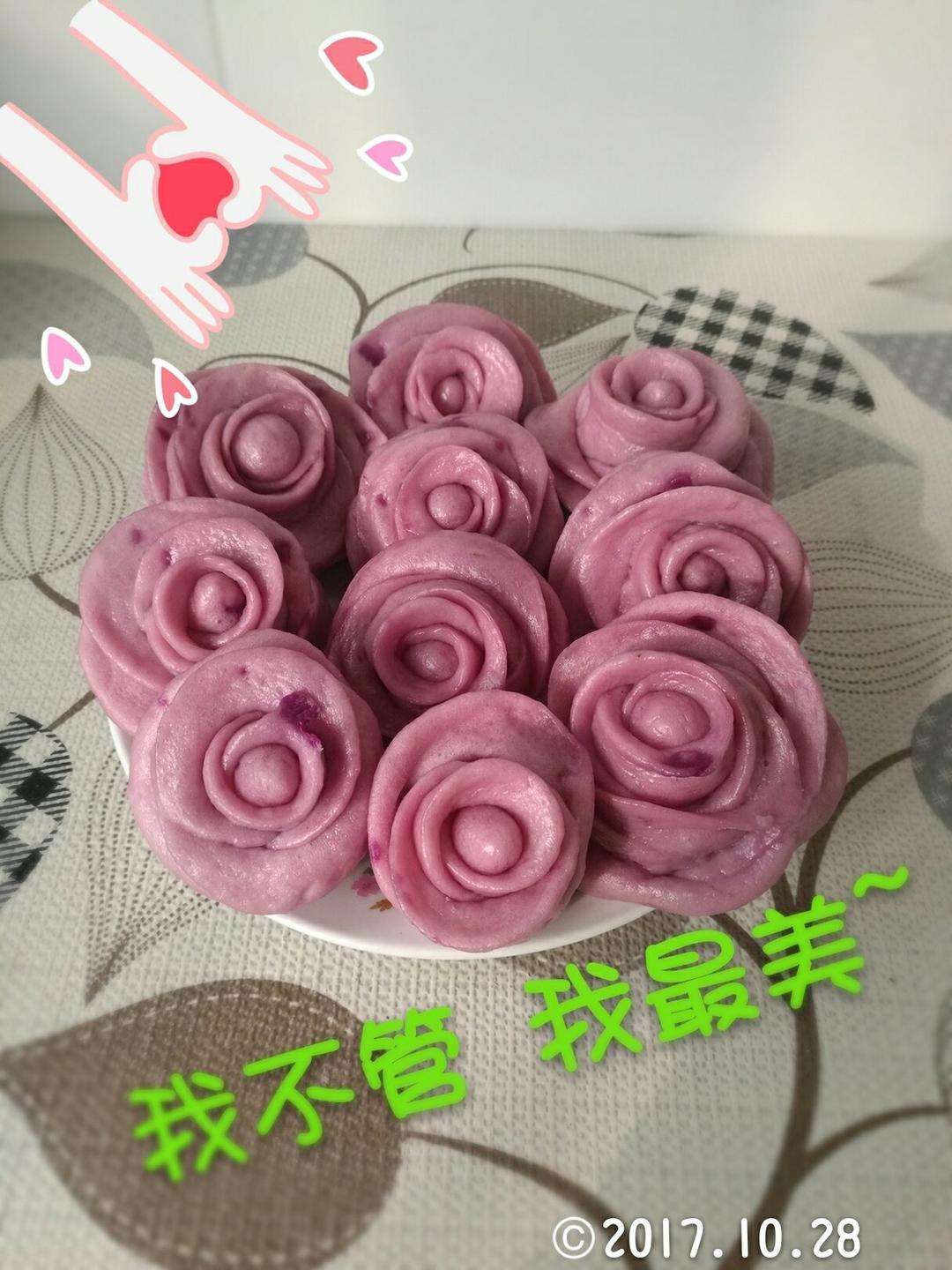 玫瑰花馒头