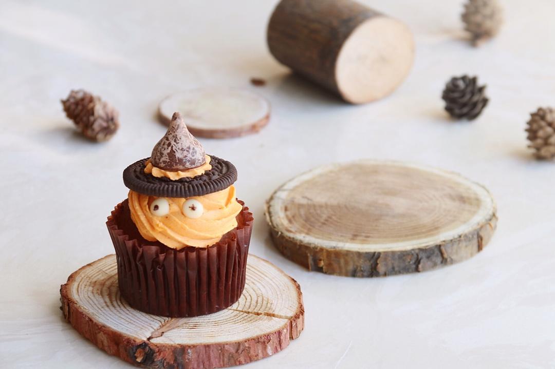 万圣节鬼怪蛋糕 超软巧克力马芬/阿猪烘焙视频：特别篇