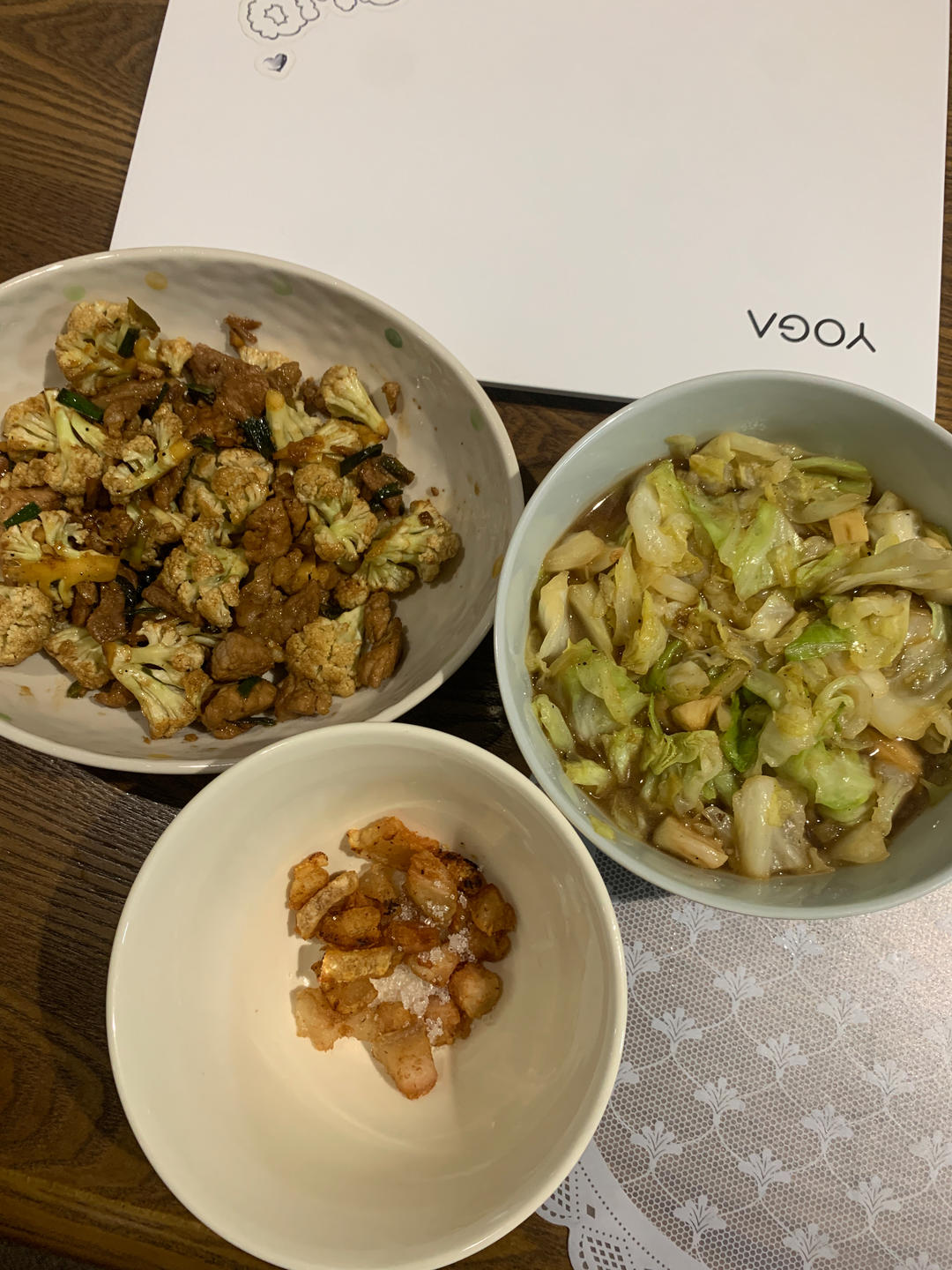 干煸菜花（花菜炒肉）