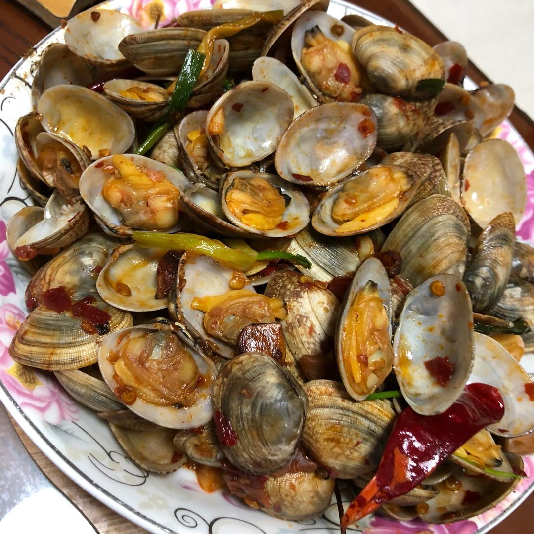 辣炒花甲