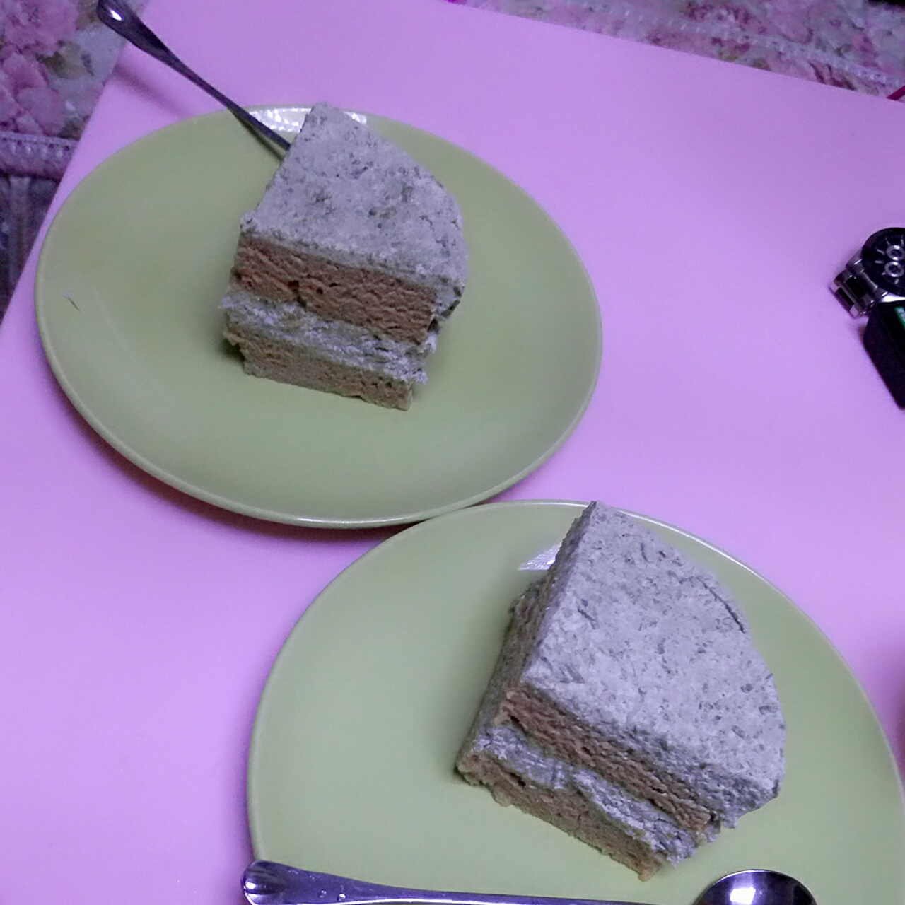 巧克力抹茶慕斯蛋糕（小山进巧克力海绵）