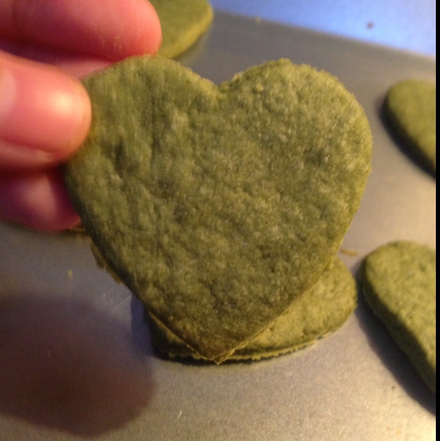 心形抹茶饼干