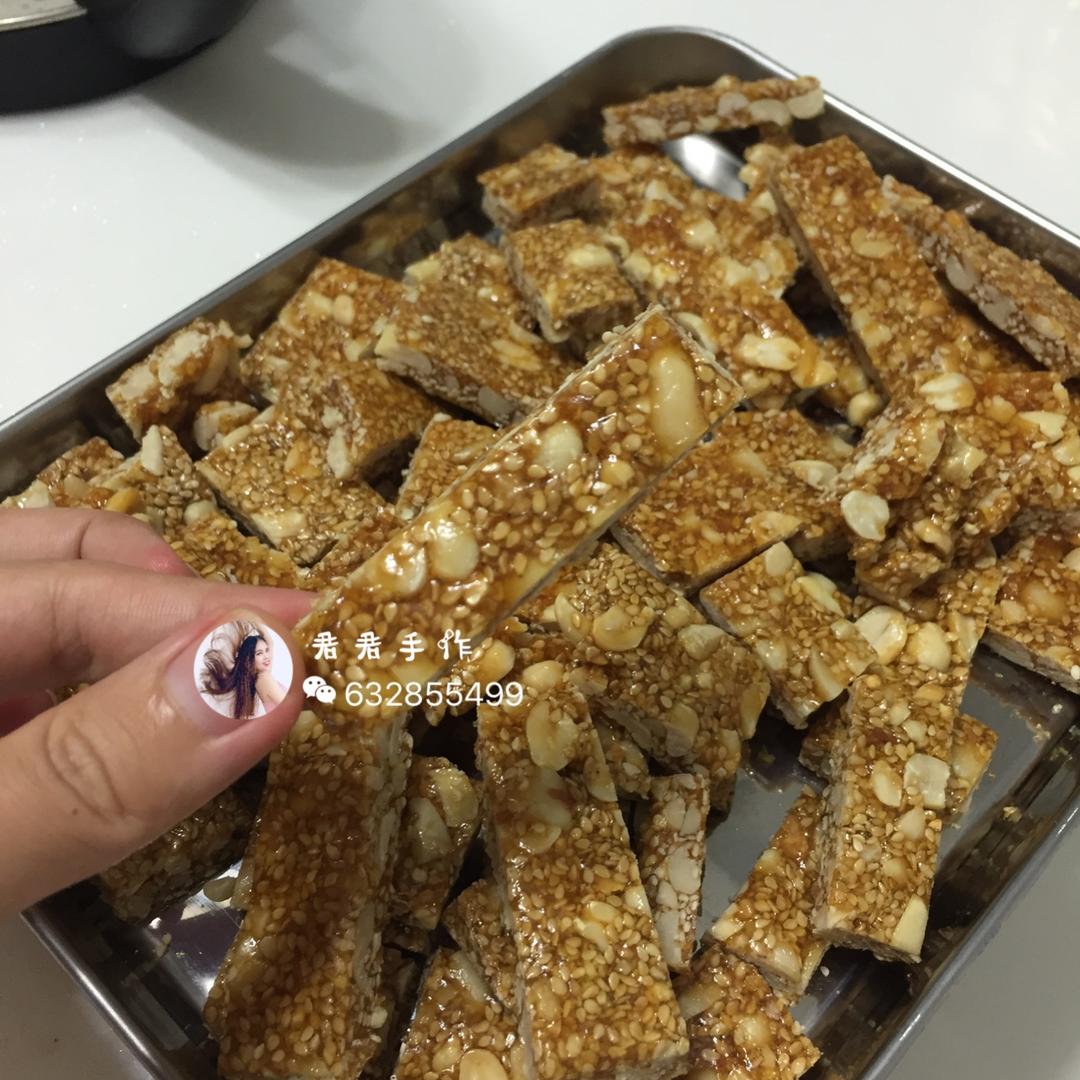 无水无油香脆花生糖