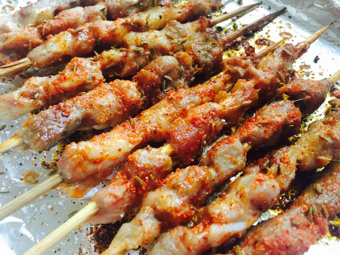 lv小lv做的烤羊肉串