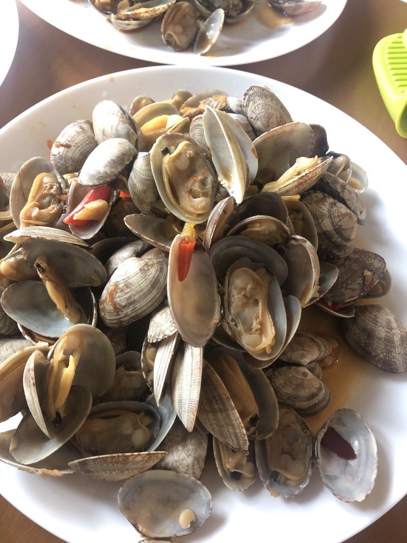 辣炒花蛤